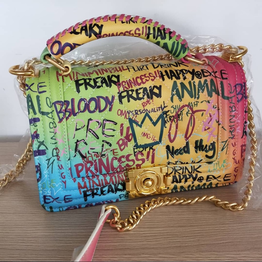 Graffiti purse